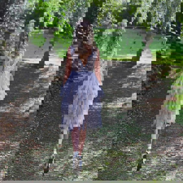 rear image of the dress detail 