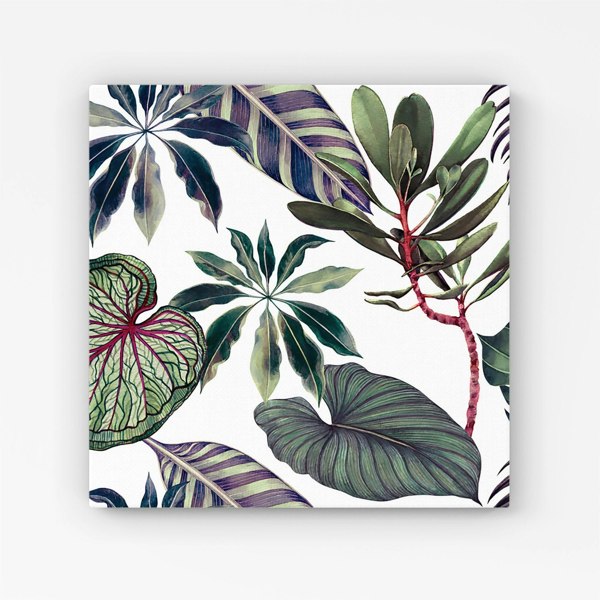 Warren Reed Watercolor Tropical Leaf Canvas