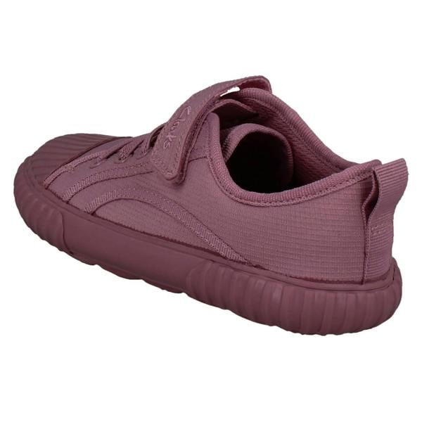 Clarks Kids Clarks Trainer Style Canvas Shoes Foxing Stitch
