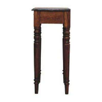 Wyld Haus Chantilly Chestnut Mango Wood Turned Leg Writing Desk