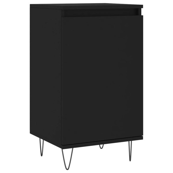 Berkfield Sideboards 2 pcs Black 40x35x70 cm Engineered Wood