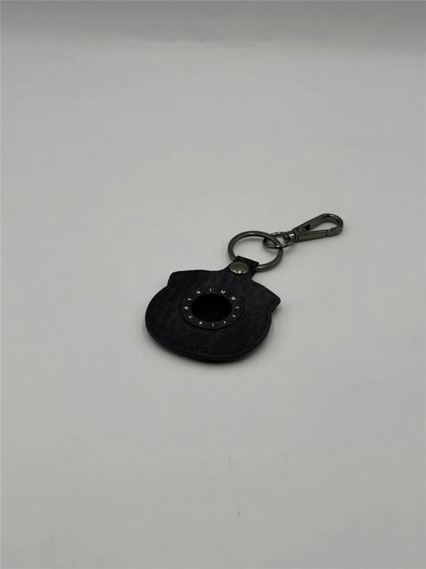 Nimmy Friends Nimmy Big Eye Cute Pet Pug Dog Face Airtag Keychain Black - N-XDY-YSK-09-A