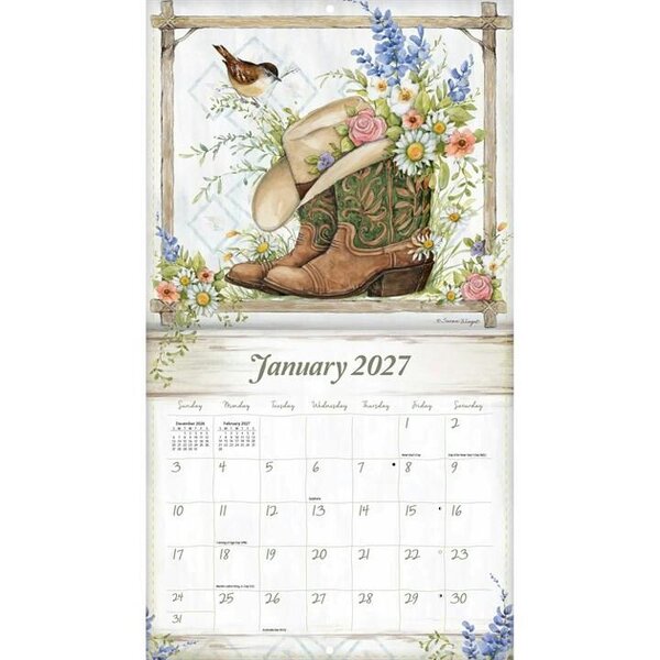 Susan Winget, Rosewood Ranch Deluxe Calendar 2027, Deluxe Calendars, Month To View, Animals, Gift