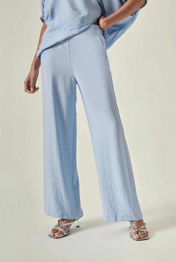 James Lakeland Relaxed Side Zip Trousers – Powder Blue