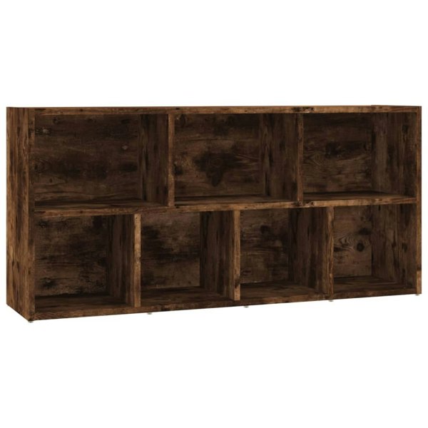Berkfield Book Cabinet Smoked Oak 50x25x106 cm