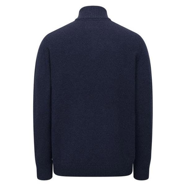 Rear image of the Hoggs of Fife Lothian lambswool jumper on white background