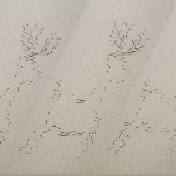 Monstershop MDF Santa Sleigh