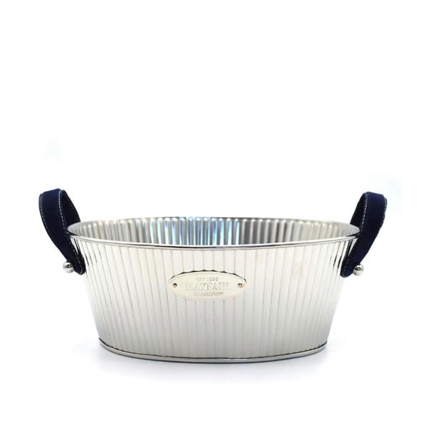 Culinary Concepts Mayfair Small Champagne Bath with Navy Handles