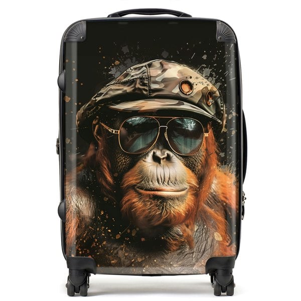 Warren Reed Cool Orangutan Suitcase