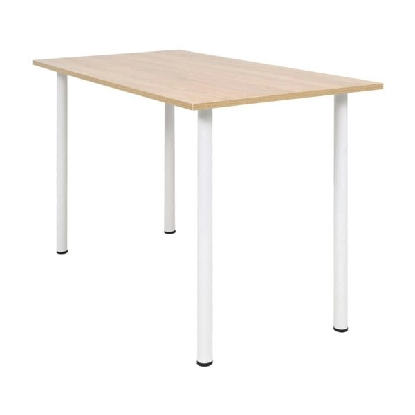 Berkfield Dining Table 120x60x73 cm Oak and White