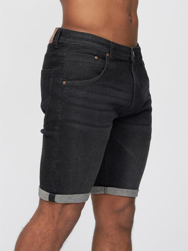 Duck and Cover Mustone Denim Shorts Black Wash
