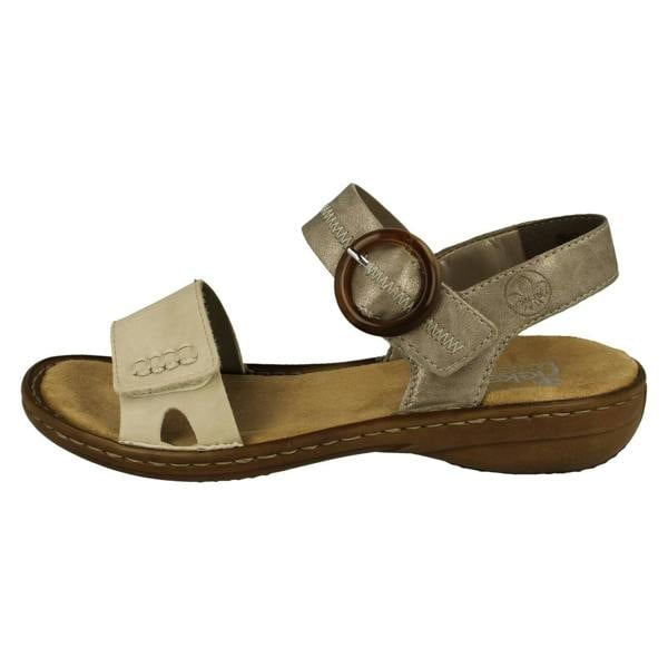 Rieker Ladies Rieker Buckle Detailed Sandals 608Z3
