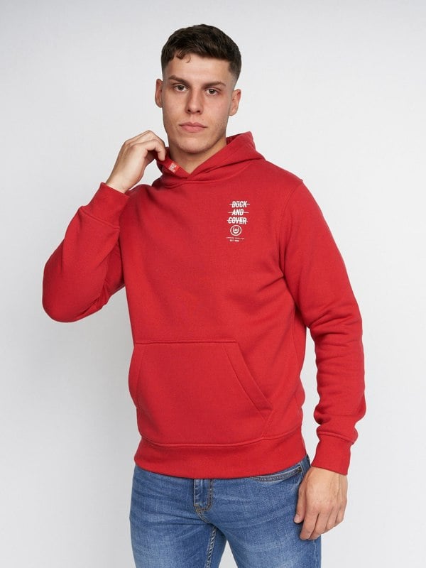 Duck and Cover Lenta Hoodie - Red