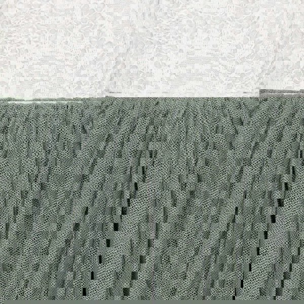 Close up of tulle and lace at waistband