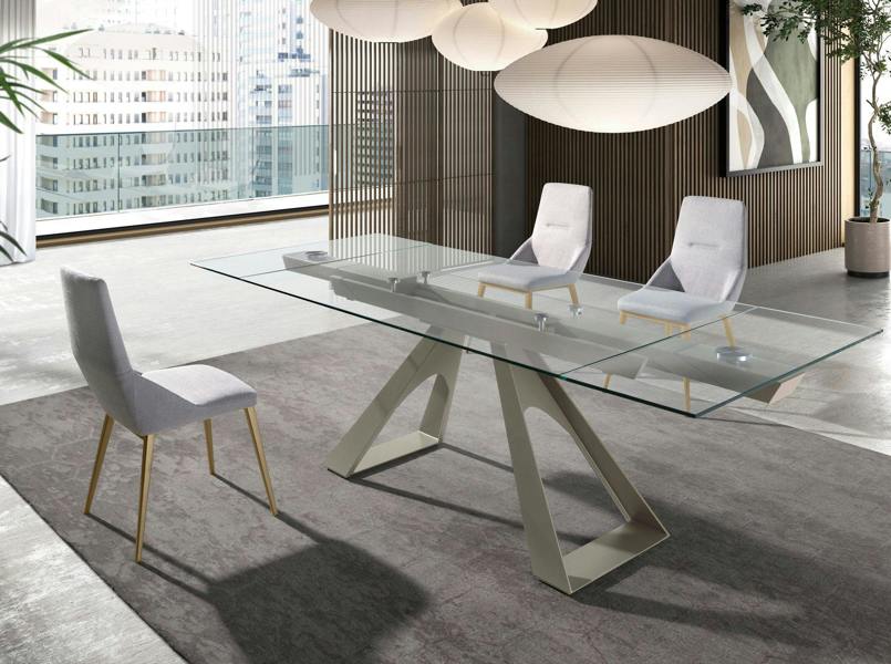 Angel Cerdá Light Grey Fabric Chair 4132