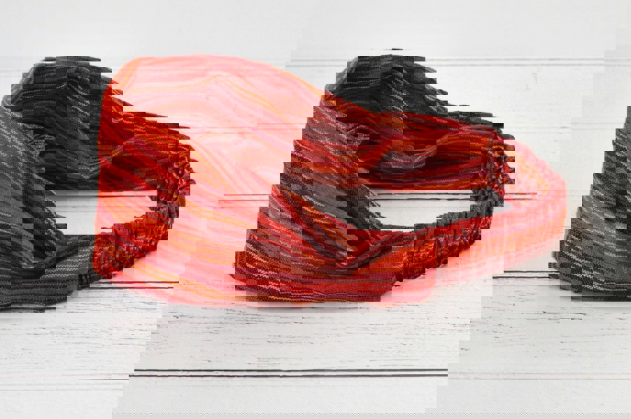 Antonia York Red Striped Headband | Ziggy Nepalese Cotton Bandana