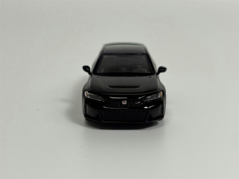 Mini GT Honda Civic Type R Crystal Black Pearl 2023 W Advan GT Wheel LHD 1:64 Mini GT MGT00585L