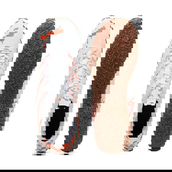 Puma Childrens/Kids Attacanto Indoor Football Trainers - Puma White/Glowing Red - 