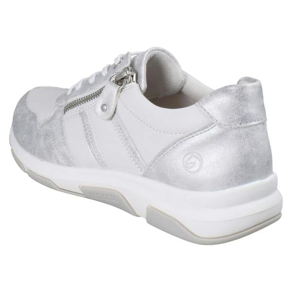 Remonte Ladies Remonte Vegan Trainers With Side Zip D1S04