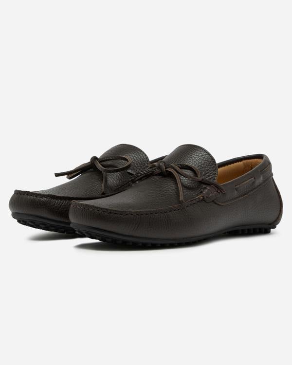 Oliver Sweeney Cano Leather Mens Driving Shoes - Brown | CHO | Designer Mens Driving Shoes