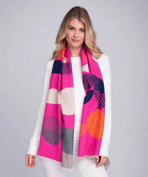 Pia Rossini Bonnie - Oversized Statement Print Scarf