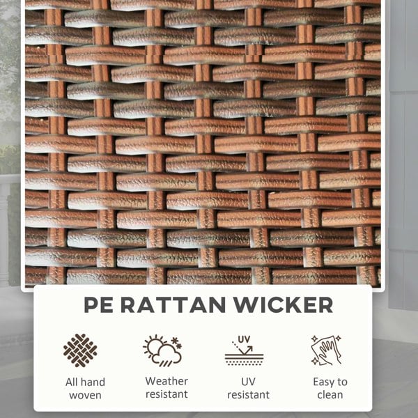 Rattan Side Table