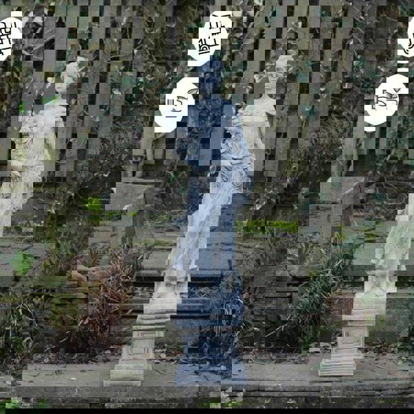 Large Conservatory Female Statue with Bouquet