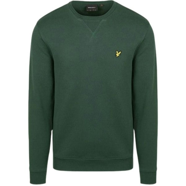 Lyle & Scott Branded Argyle Teal Green Pull-over Sweatshirt M