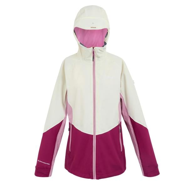 Regatta Womens/Ladies Raddick III Waterproof Jacket - Light Vanilla/Beaujolais/Lilas - 