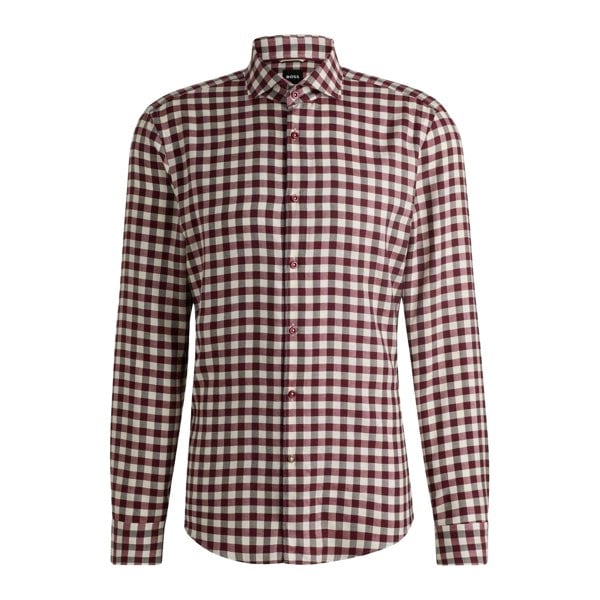 Boss Mens C-Hal Casual Shirt - Red