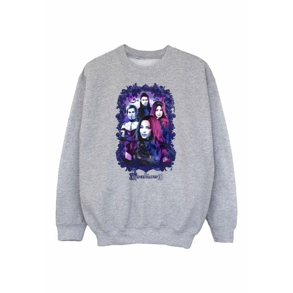 Disney Girls The Descendants Group Attitude Sweatshirt - Sports Grey