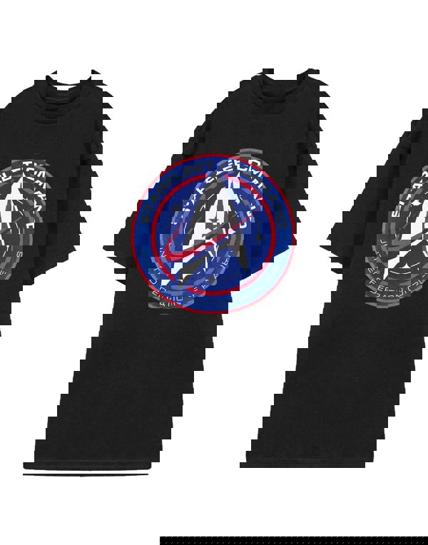 Star Trek Mens Black Starfleet Comand Short Sleeved T-Shirt