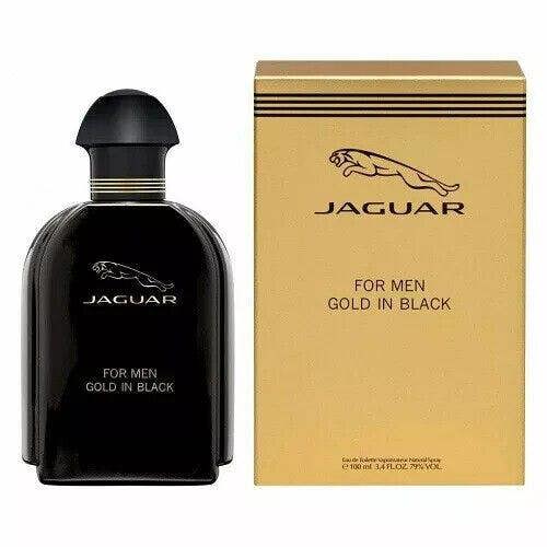 Jaguar Gold In Black 100ml Eau De Toilette EDT Spray For Him