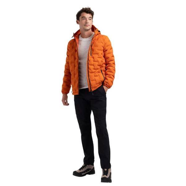 Trespass Mens Jaymes Waterproof Jacket - Spice Orange - 