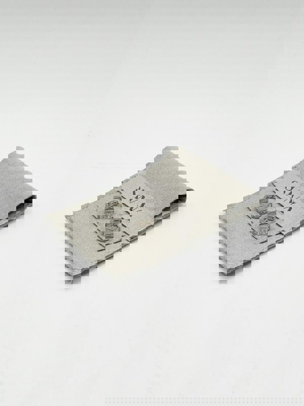 SVNX Mini Huggie Hoop with Clear Stones - Silver Coloured