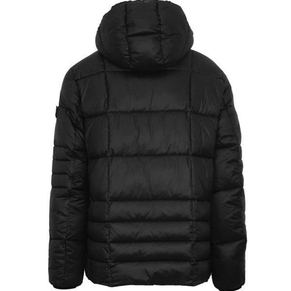 Plein Sport Small Circle Logo Quilted Jacket - Black