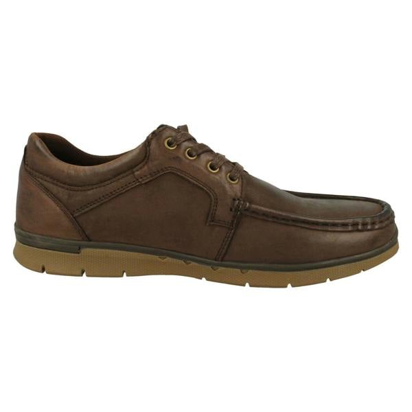 Hush Puppies Mens Hush Puppies Lace Up Moccasin Shoes Dudley