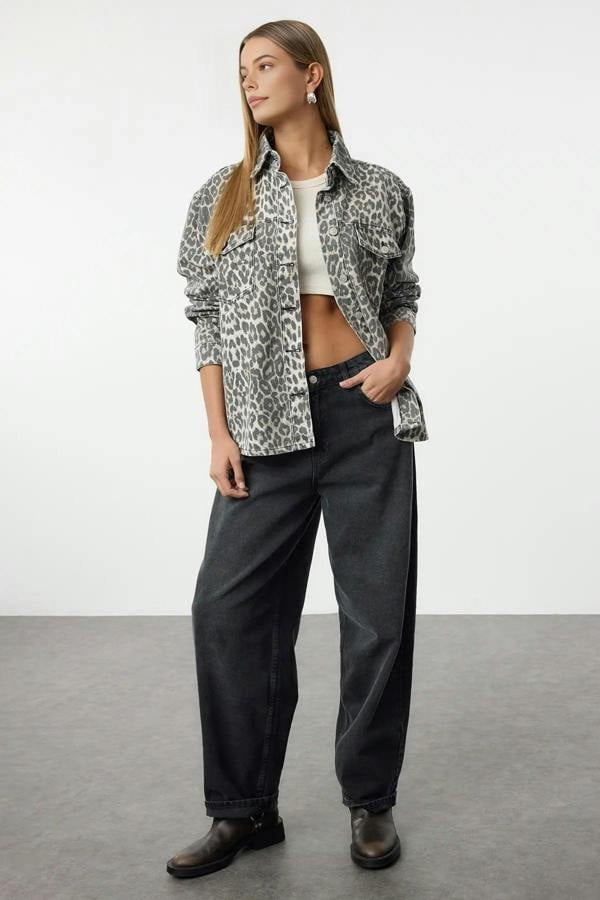 WOVCOR Leopard Print Jacket