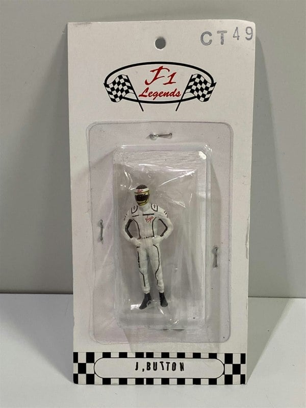 jenson button 2009 1:43 scale figure cartrix ct49