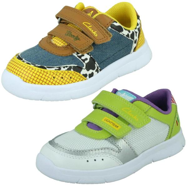 Clarks Childrens Clarks Hook & Loop Casual Trainers Ath Howdy
