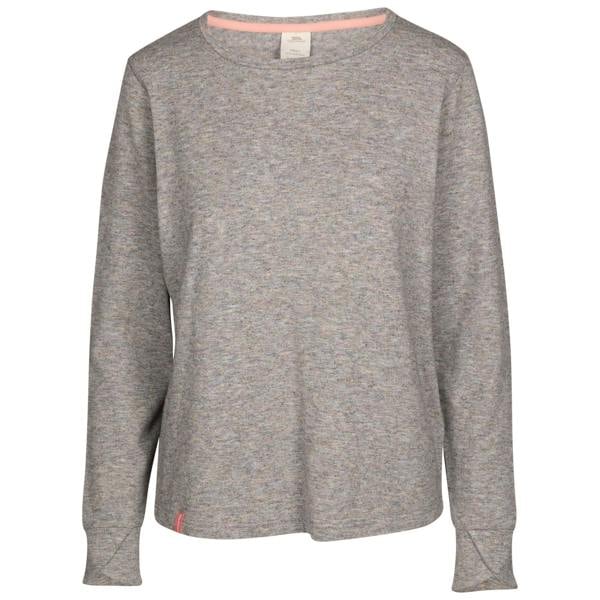 Trespass Womens/Ladies Rina Marl Long-Sleeved Top - Grey Marl - 