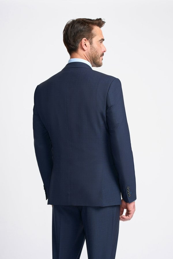 House of Cavani Seeba Navy Short Three Piece Suit