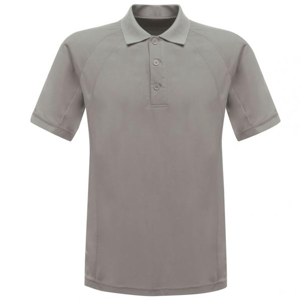 Regatta Hardwear Mens Coolweave Short Sleeve Polo Shirt - Silver Grey - 