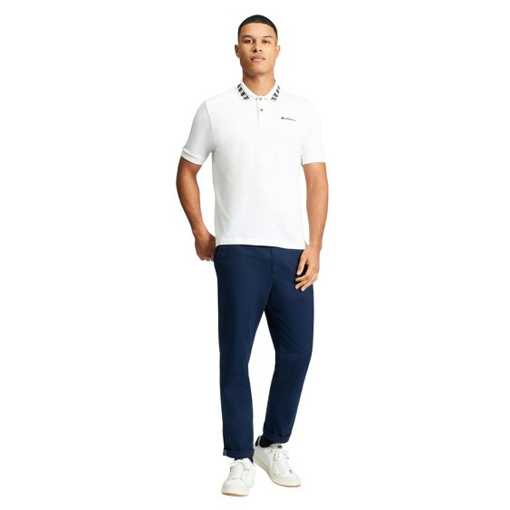 Ben Sherman Mens Interest Polo Shirt - Snow White