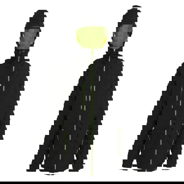 Regatta Professional Mens Insulated Waterproof Jacket - Black/Lime Green - 