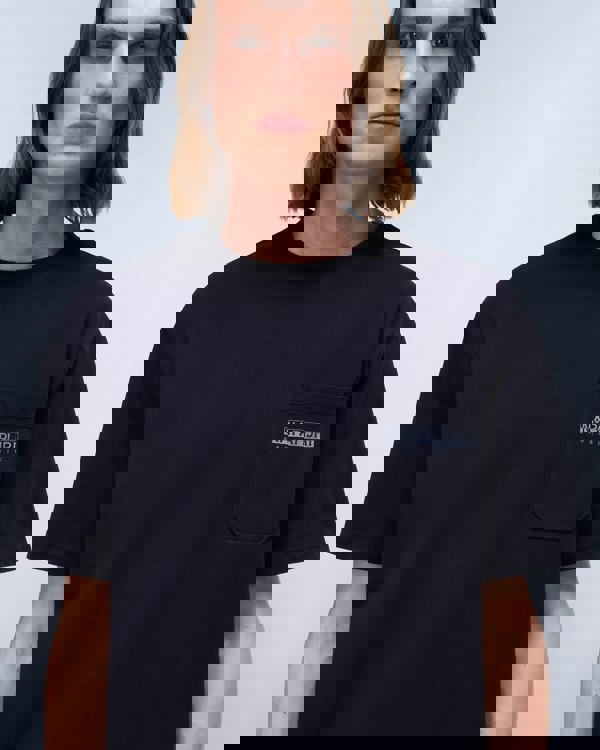 Napapijri Fanes Mens Short Sleeve T-Shirt - Blue Marine 176