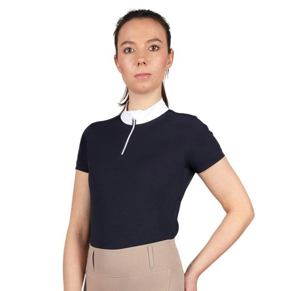 Coldstream Womens Oxnam Competition Show Shirt - Navy