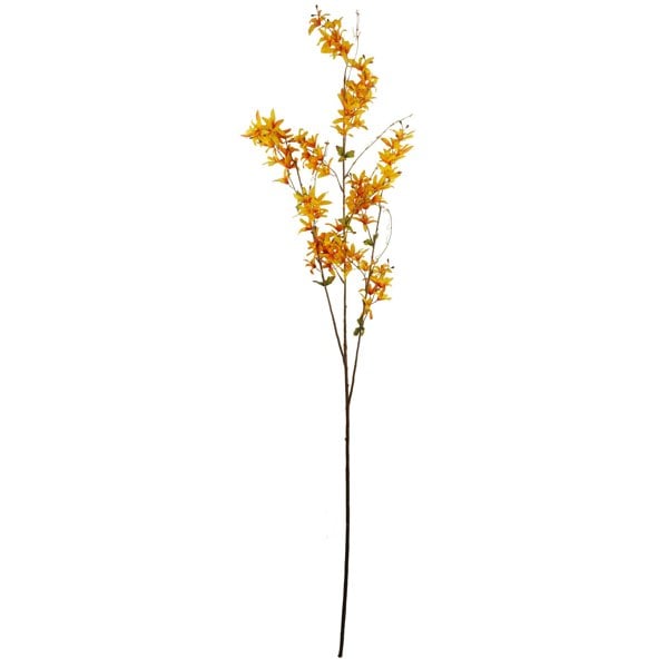 Leaf 130cm Yellow Blossom Floral Spray Artificial