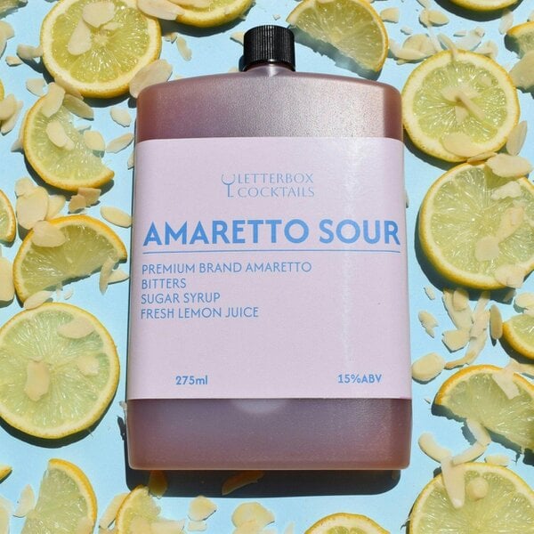 Letterbox Cocktails Amaretto Sour Cocktail – Premium Letterbox Cocktail Gift (100ml)