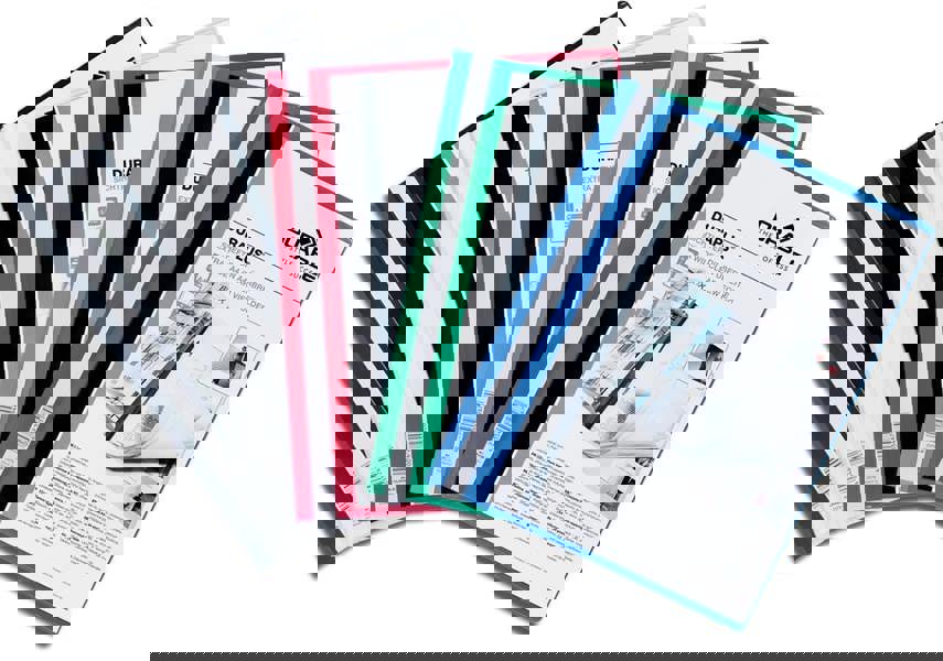 Durable DURAPLUS Project Folder Document Report File | 25 Pack | A4+ Assorted